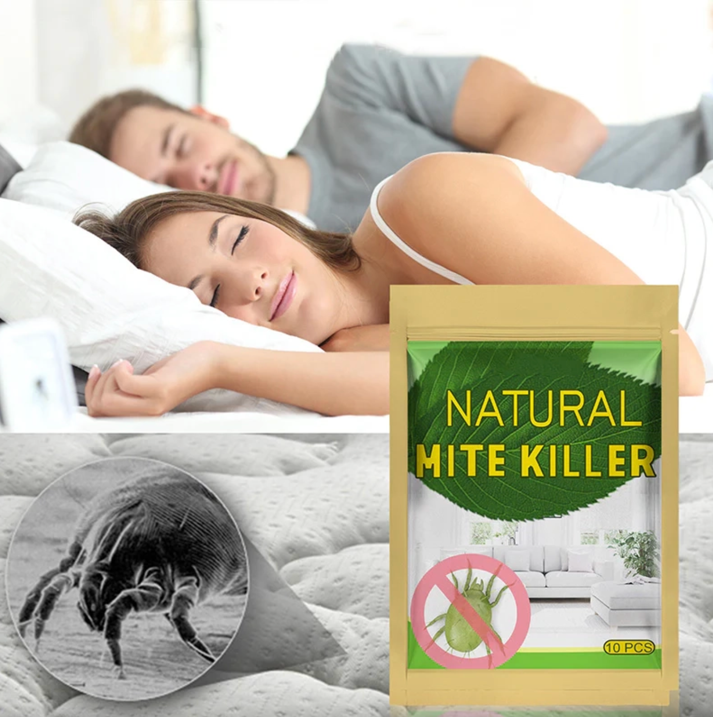 🎁Hot Sale 49% OFF🔥Natural Mite Control Sachet – Plant‑based, non‑toxic & safe around kids & pets